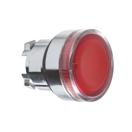 CABEZA PULSADOR LUMINOSO RASANTE LED ROJO ZB4BW34 TELEMECANIQUE